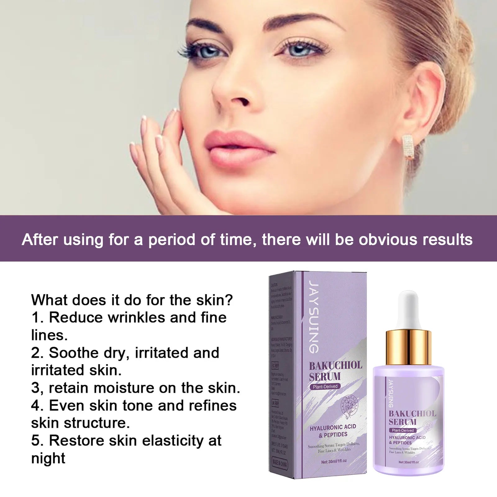 Jaysuing Bakuchiol Serum – Youthful Glow Without Harsh Retinol