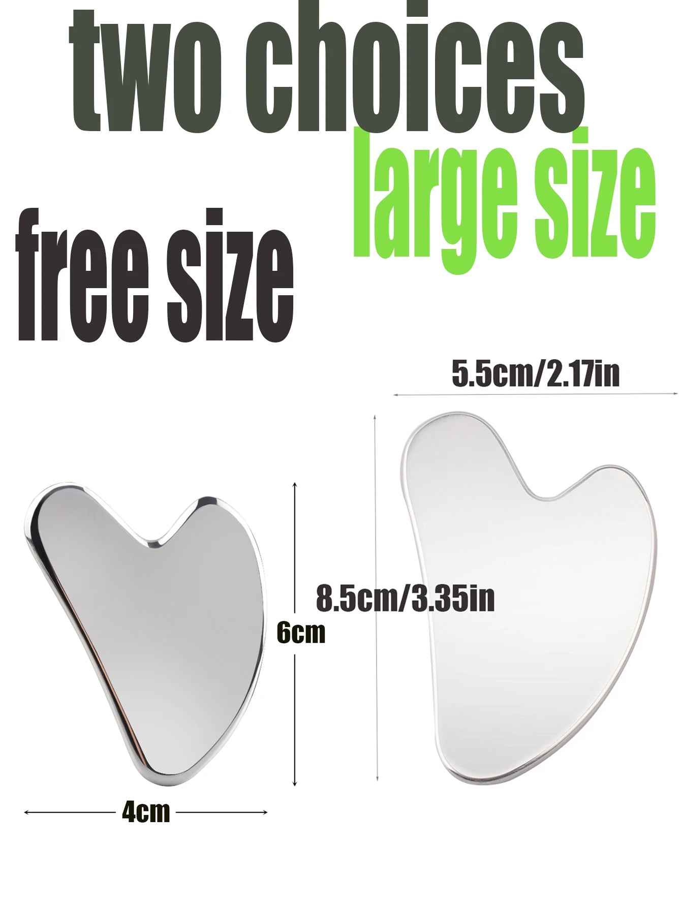 Sculpt & Glow: Stainless Steel Gua Sha Tool
